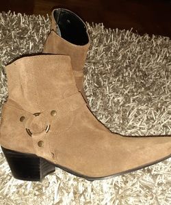 ASOS suede booties Size 8
